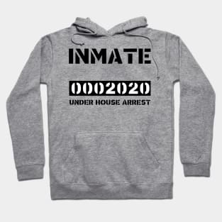 INMATE 0002020 UNDER HOUSE ARREST HALLOWEEN COSTUME Hoodie